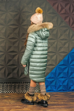 Пальто для девочки GnK ЗС-821 превью фото