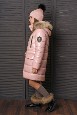 Пальто для девочки GnK ЗС-822 превью фото